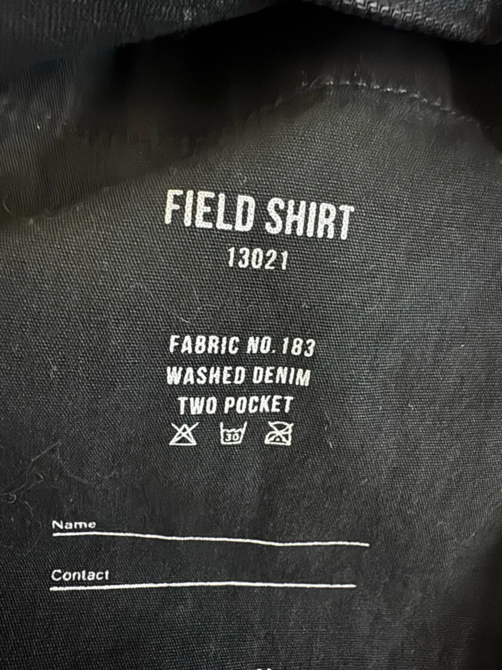 Buck Mason washed Denim two pocket Field Shirt M black - Picture 5 of 11